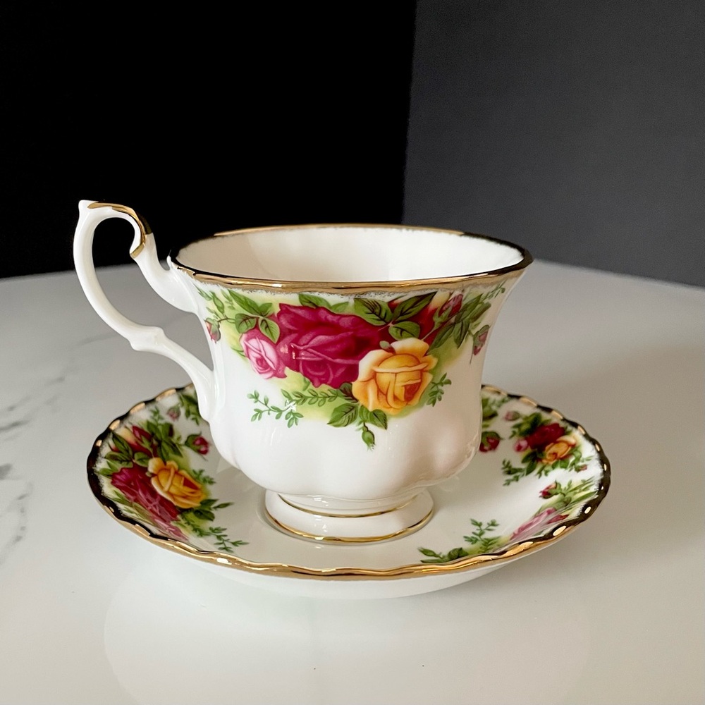 Old Country Roses Cup & Saucer by Royal Albert